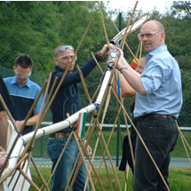 Un team building constructif original id&eacute;al pour les s&eacute;minaires internationaux