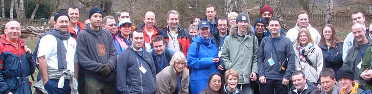 Team building pour s�minaire d'entreprise - groupe moyen