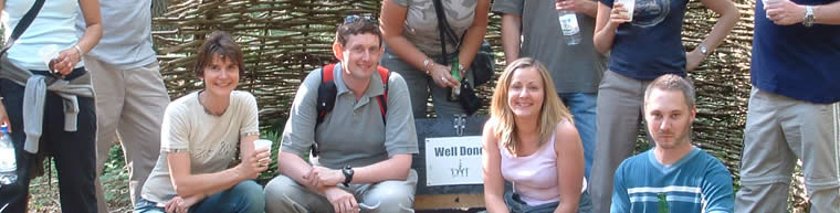 Team building pour s�minaire d'entreprise - petit groupe